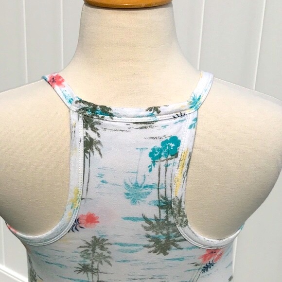SO Tropical Beach Print Halter Style Swing Dress Size XSmall - Picture 6 of 14